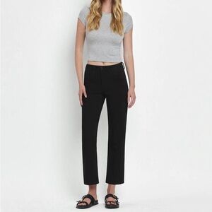 Vervet by Flying Monkey VICTORIA High Rise Straight Cropped Jean